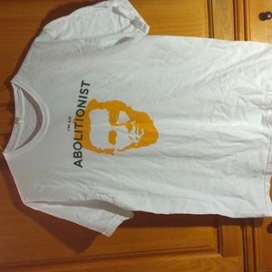 Abraham Lincoln Abolitionist men's large tshirt